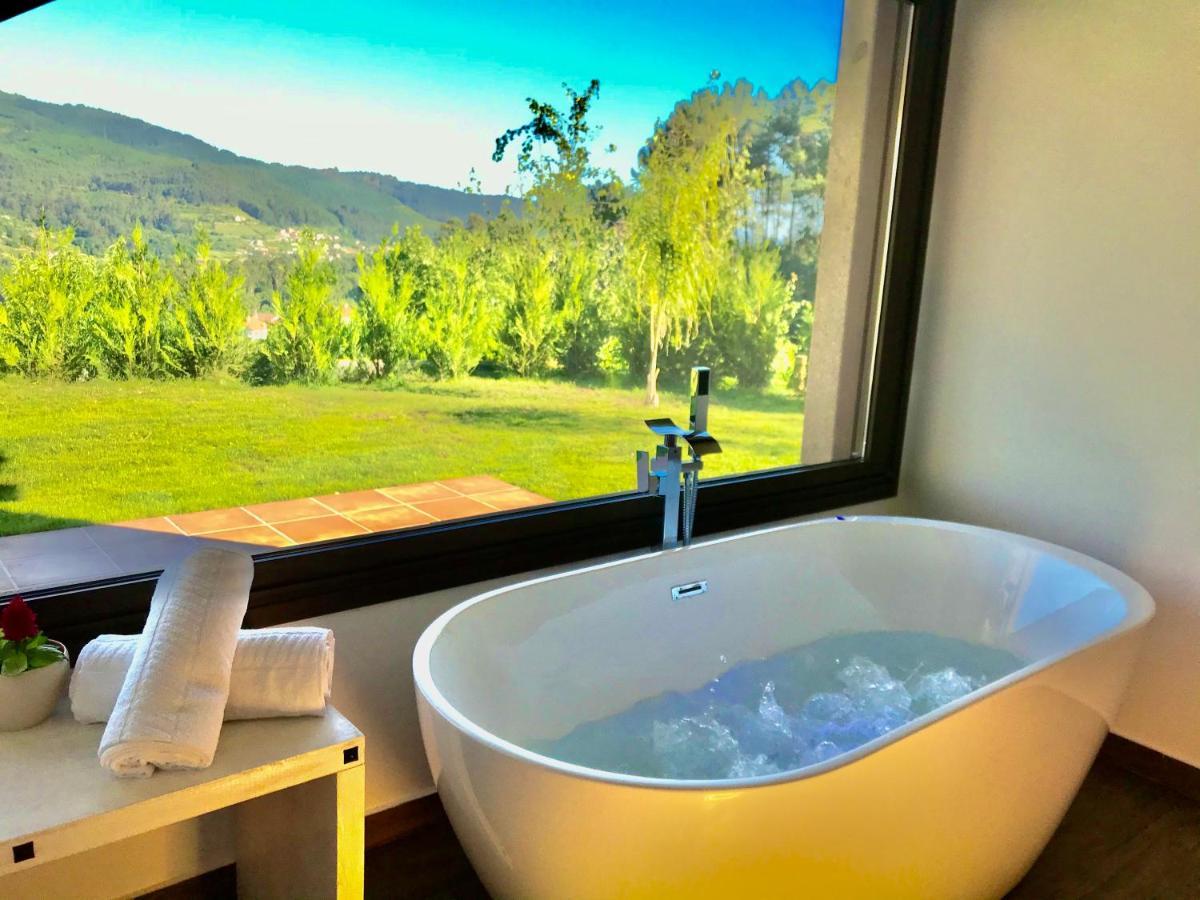Casa Nueva De Vigo Rural Mos Con Jacuzzi Y Chimenea Para Escapada Romantica Ngoại thất bức ảnh