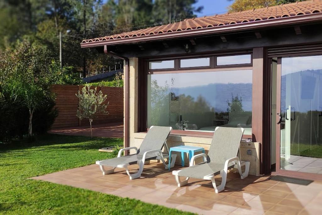 Casa Nueva De Vigo Rural Mos Con Jacuzzi Y Chimenea Para Escapada Romantica Ngoại thất bức ảnh