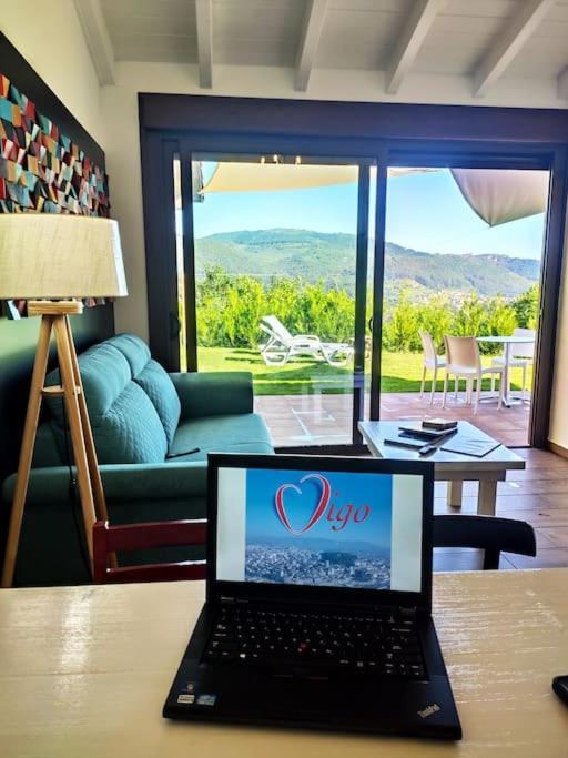 Casa Nueva De Vigo Rural Mos Con Jacuzzi Y Chimenea Para Escapada Romantica Ngoại thất bức ảnh